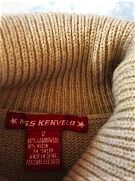 Vlnený rolák bez rukávov, kenvelo,l