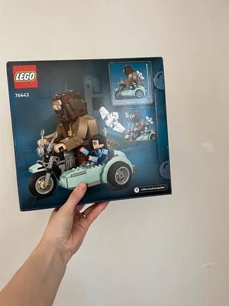 Lego harry potter - hagrid a harry na motorke,