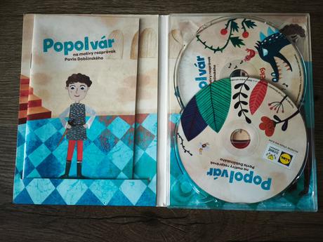 Cd s rozprávkou + pesničky popolvar,