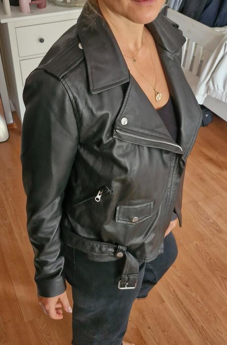 Kožená bunda object, l