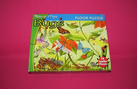 Podlahové puzzle chrobáčiky 24 kusov, 