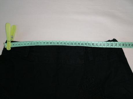 Ľanová a bavlnená sukňa, s