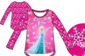 Tričko frozen ľadové královstvo dlhý rukáv, disney,104 / 110 / 116 / 128