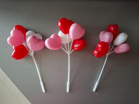 Dekoračné srdiečka na tortu, 