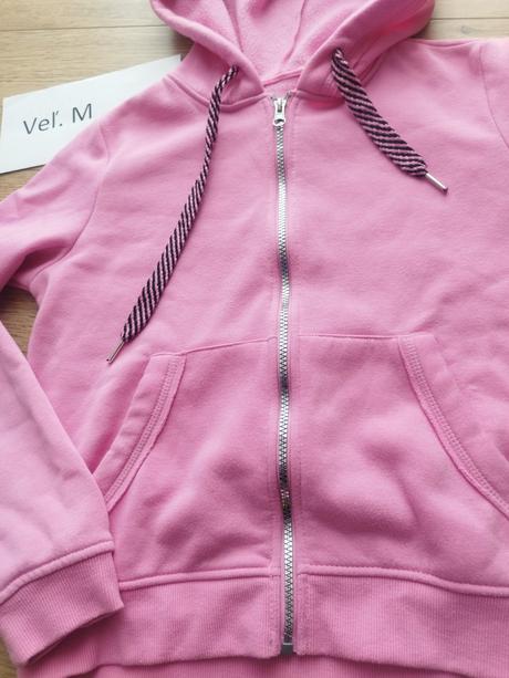 Ružová mikina veľ. m, sinsay,m