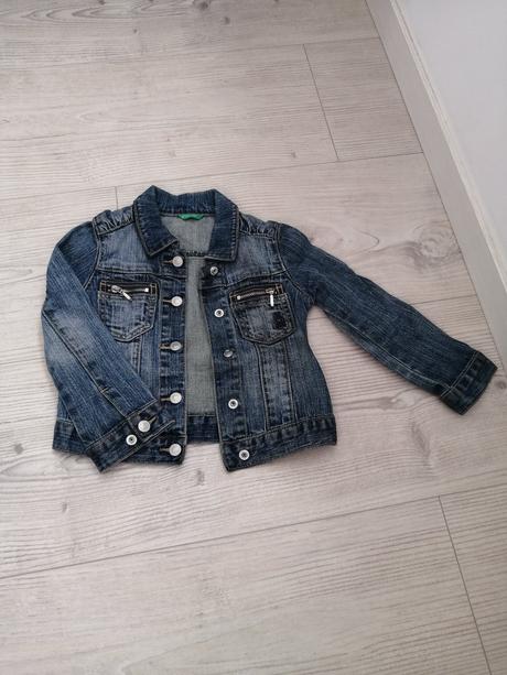 Riflová bunda, benetton,92