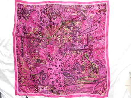 Anna klein kvalitná luxusna hodvabna šatka, xl