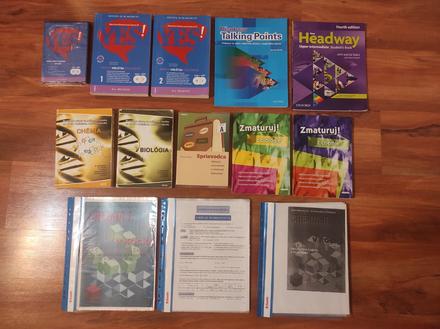 Učebnice anj, che, bio, lit,