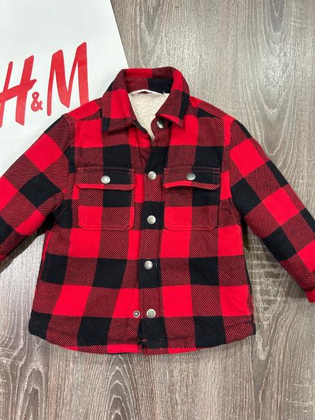 H&m štylova zateplena bunda na 2-3 roky, h&m,98