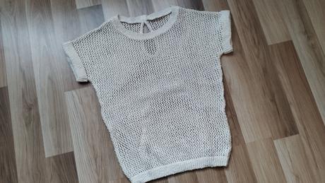 Dierkovany pulóver s krátkym rukávom, esmara,s