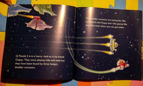 Q pootle 5 in space - x,