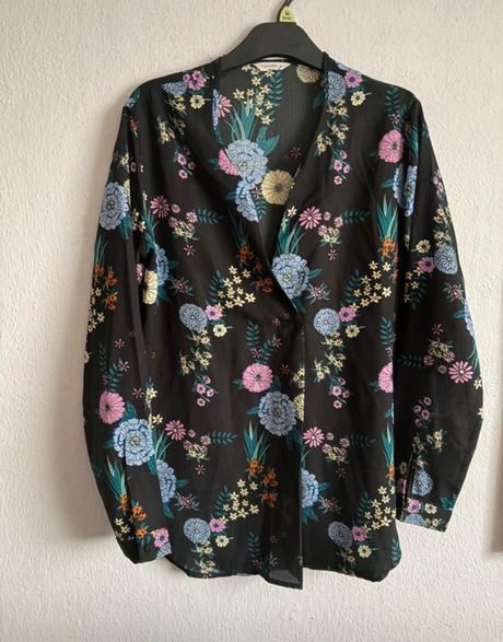 Calliope krasna kvetovana trendy top bluzka tunik, calliope,m