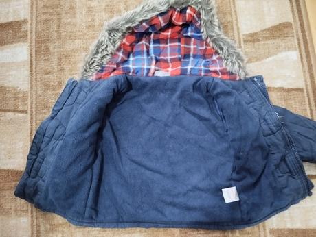 Zimná bunda s kožušinkou, f&f,80