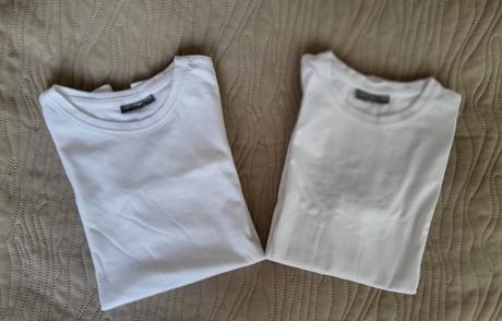 2ks biele tričká velk. 134/140, chapter young,134