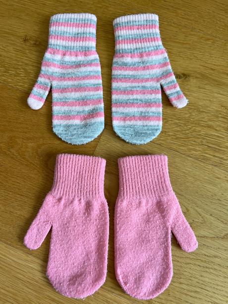 Dievcenske vlnene rukavice 2 kusy, h&m