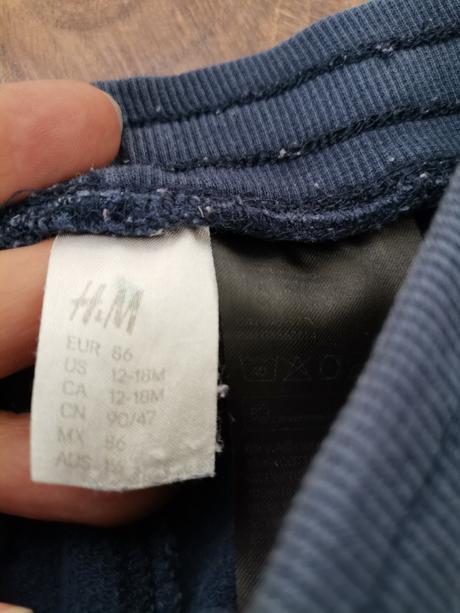 Tepláky, h&m,86