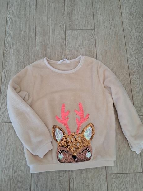 Mikina so srnkou, h&m,122