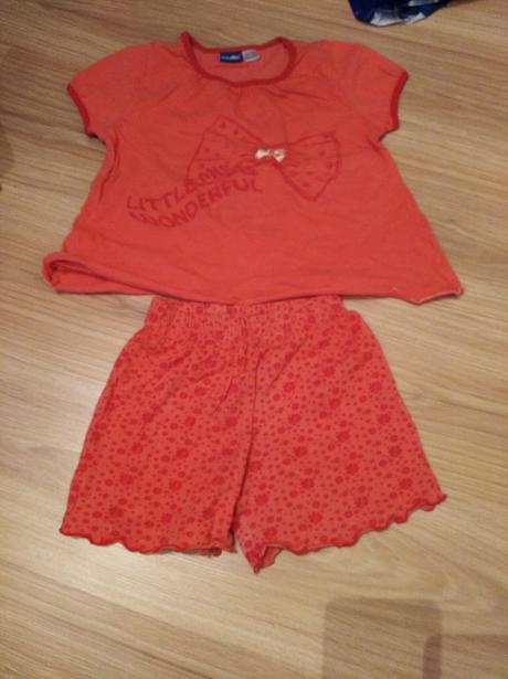 Dievčenské letné pyžamo, lupilu,98