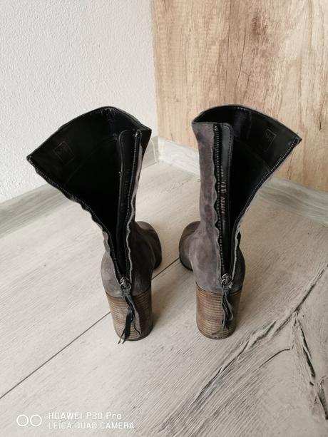 Dámske semišové čižmy högl, 40