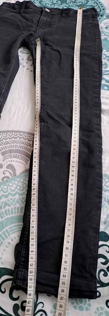Dievčenské zateplené rifle 146, h&m,146