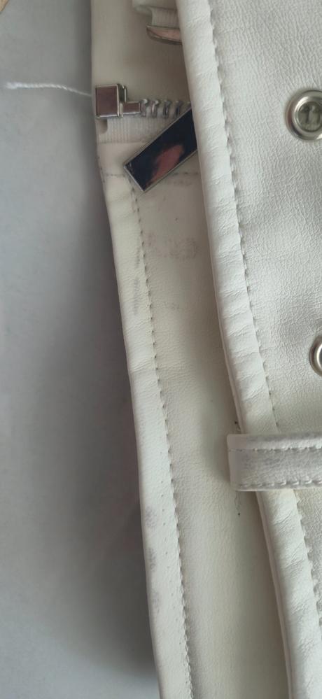 Koženková bunda + košeľa grátis, xs