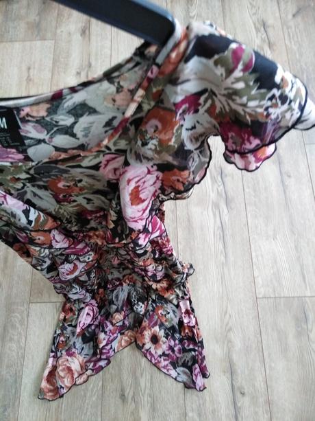 Kvetinové šaty, h&m,xs