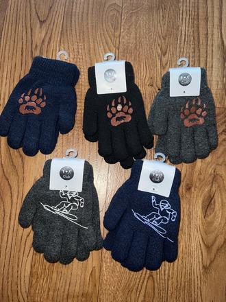 Hrube vyzeplene rukavice, 104 / 110 / 116