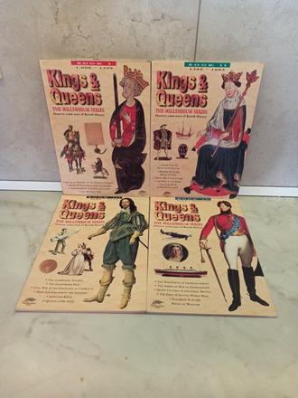 Kings and queens set x4, 