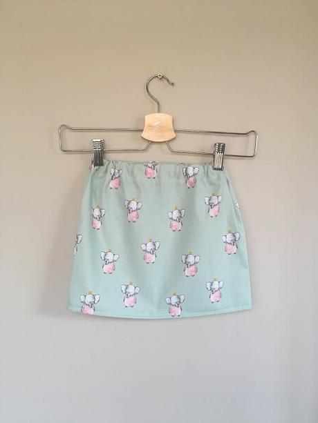 Handmade sukňa slečna sloníková, 86 - 128