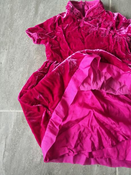 Luxus zamat. šaty,hodváb,monsoon,92-98,12-18m., 92