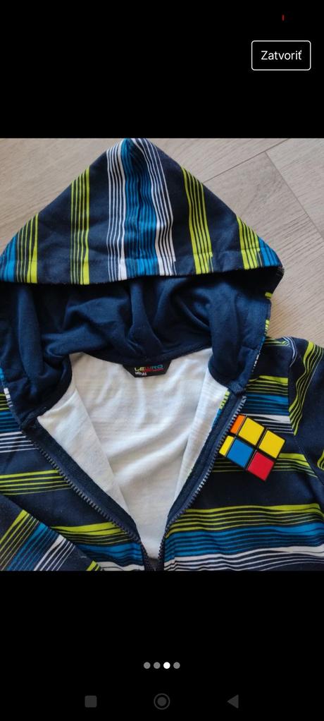 Chlapčenská mikina na zips, lewro,140