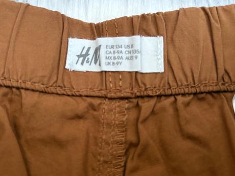 2x šortky veľ. 134, h&m,134