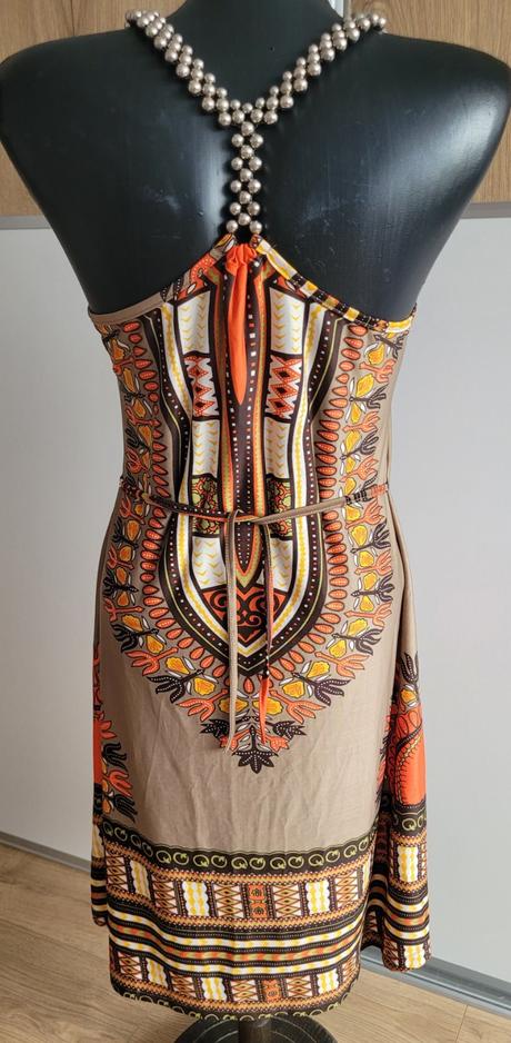 Vzorované šaty uni,