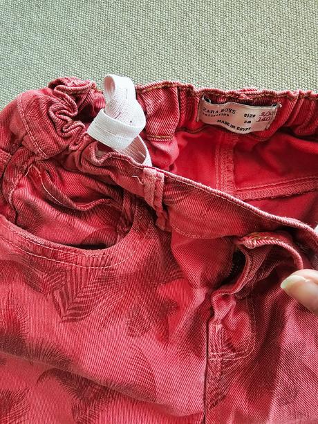 Jeansove kratasy s potlacou zara 140 9/10, zara,140