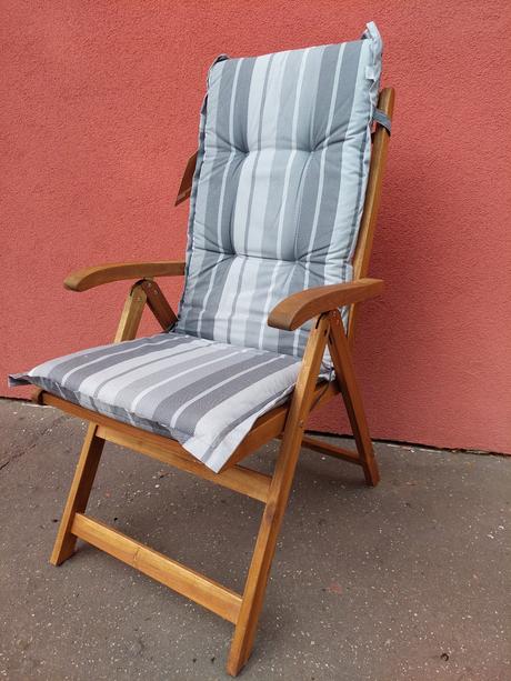 Polohovacie kreslo 2ks + podložky, 