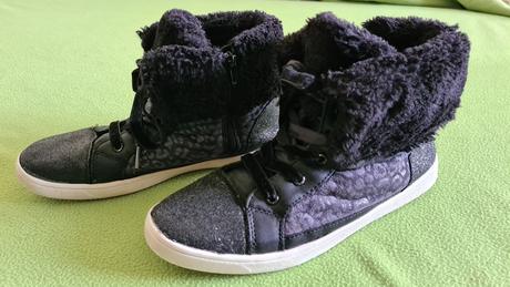 Prechodné tenisky s kožušinkou, f&f,37