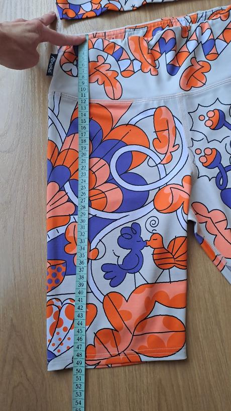 Elastické šortky + crop top abraka, m