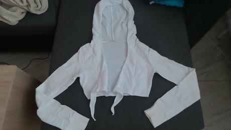 Športové bolerko s kapucou, fishbone,s