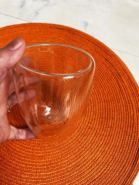 Dvojstenné sklenené termo poháre - 350 ml - 2 ks,