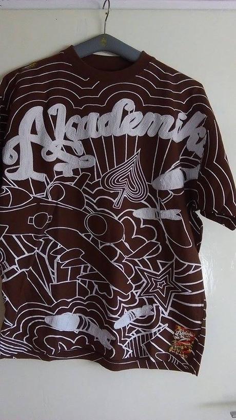 Panske hnede  tricko akademiks, s