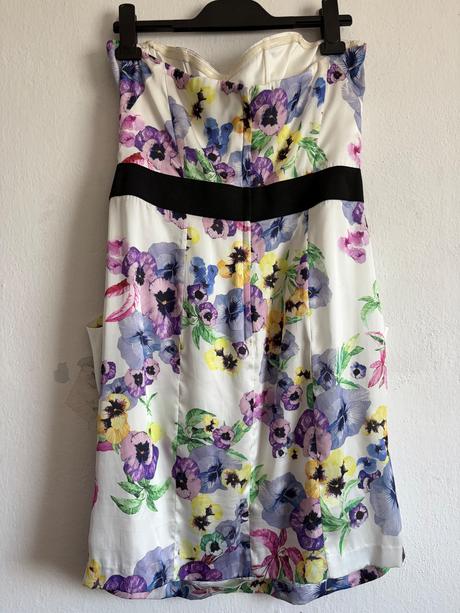 Hm fialky sirotky satenove prekrasne korzetove sat, h&m,40