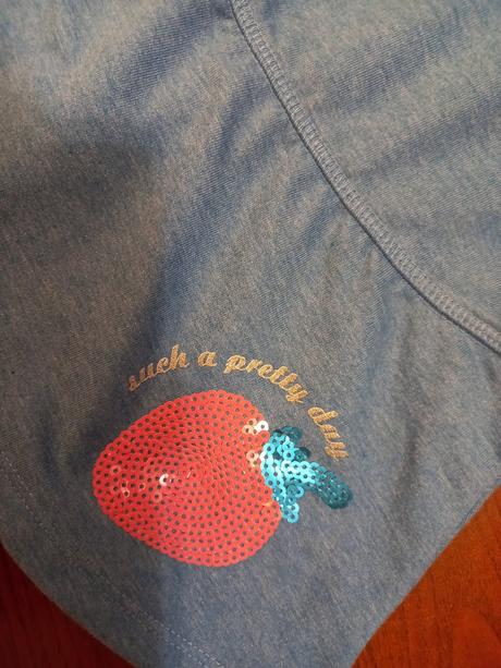 Sukňa s jahodou 122/128, kids,122