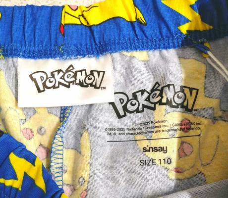 Chlapčenské šortky pokémon, veľ. 110, nové, 110