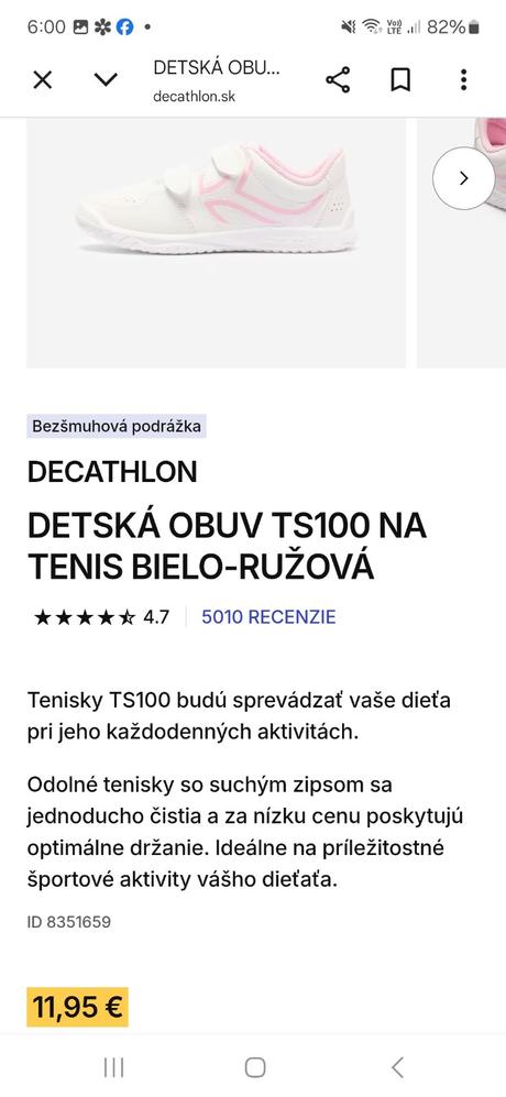 Tenisky, decathlon,35