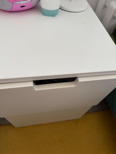 Nordli komoda s 2 zásuvkami, biela, 40x54 cm, ikea,