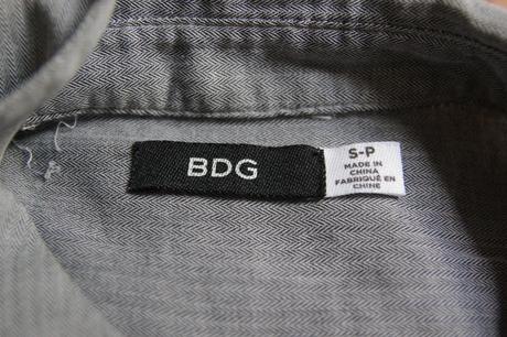 Šedá košeľa bdg, m/l, m