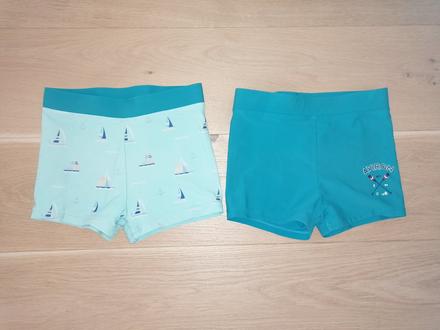 2x plavky, vertbaudet,116