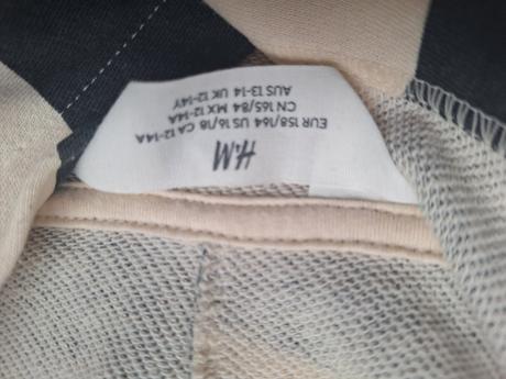 Crop mikina, h&m,158