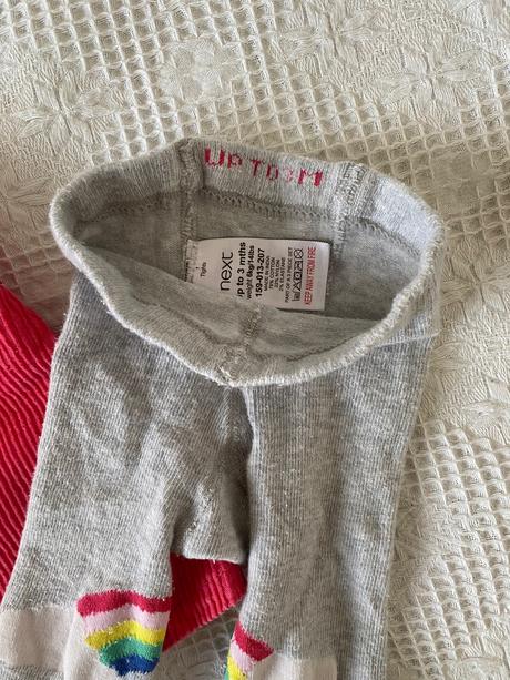 Menčestrové šaty next s pančuškami, next,68