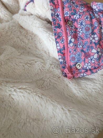 Zimná bunda pd narodenia po 6-7 mesiac, f&f,62